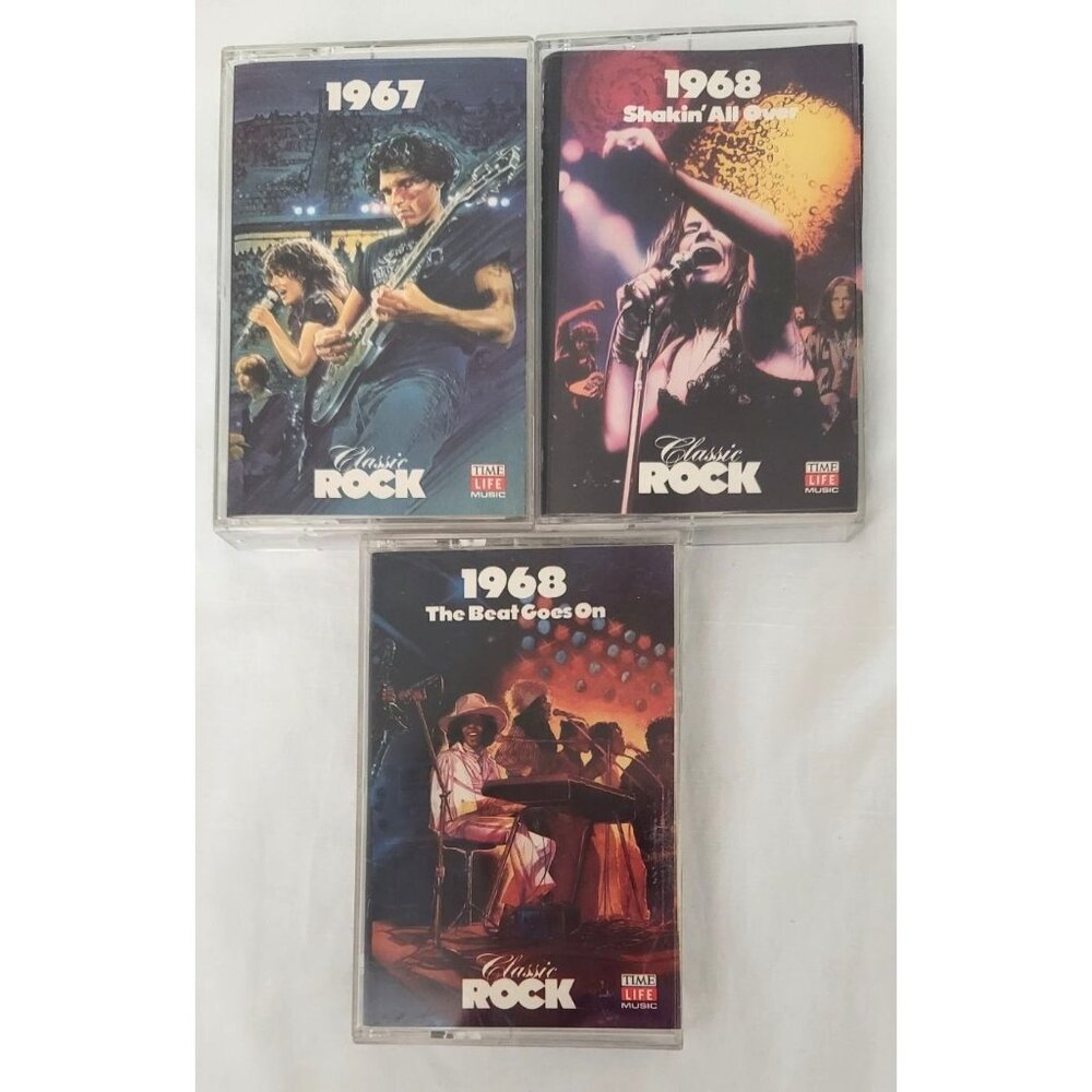 1960's Time Life Music 3 Cassette Tapes Lot Vintage